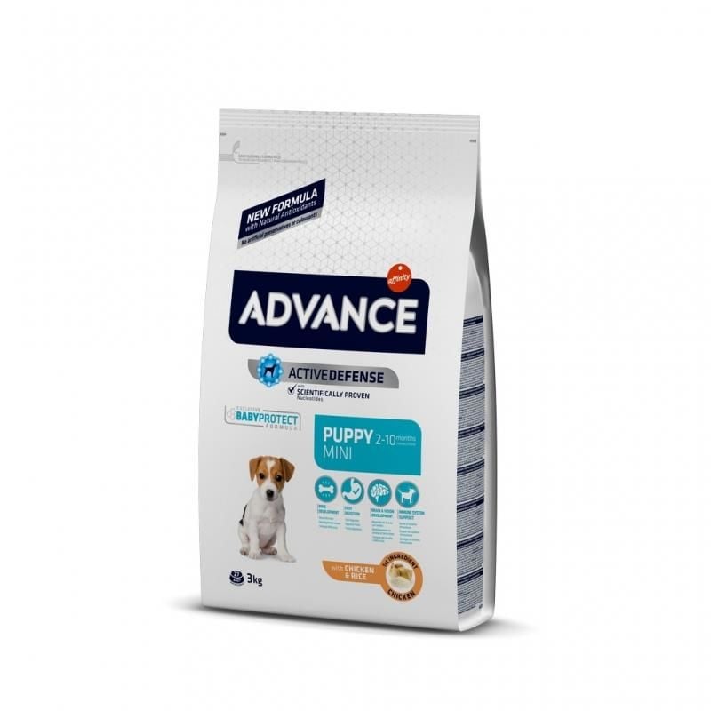 Advance Puppy Mini Tavuklu ve Pirinçli Küçük Irk Yavru Köpek Maması 3kg