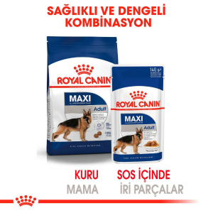 Royal Canin Maxi Adult Pouch Büyük Irk Yetişkin Köpek Konservesi 140gr
