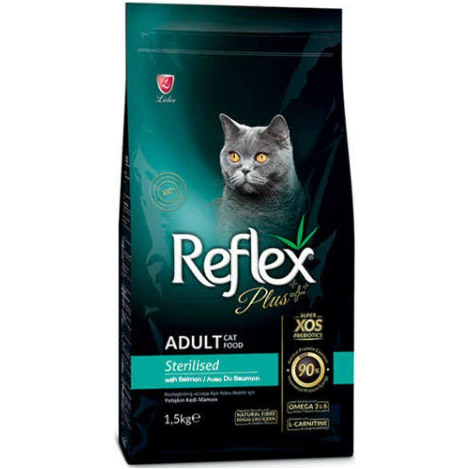 Reflex Plus Somonlu Kısırlaştırılmış Kedi Maması 1.5kg