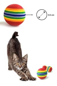 Eastland Kedi Oyuncağı Sünger Top (Tekli)