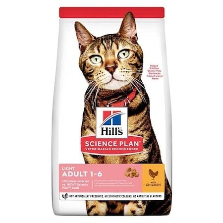 Hills Feline Light Yetişkin Kuru Kedi Maması 1.5kg