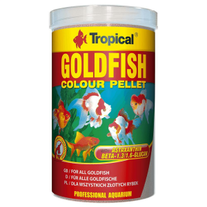 Tropical Goldfish Colour Pellet S Japon Balıkları İçin Pelet Yem 110gr (250ml)