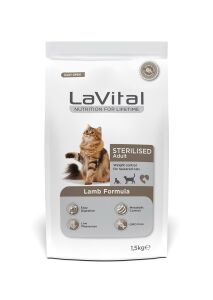 LaVital Adult Kuzulu Kısırlaştırılmış Kedi Maması 1.5Kg