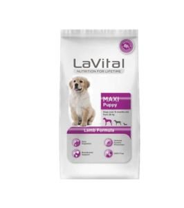 LaVital Maxi Puppy Kuzu Etli Büyük Irk Yavru Köpek Maması 3kg