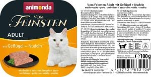 Animonda Vom Feinsten Kümes Hayvanlı ve Makarnalı Yetişkin Kedi Konservesi 100gr