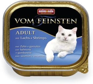 Animonda Vom Feinsten Somon ve Karidesli Yetişkin Kedi Konserve 100gr