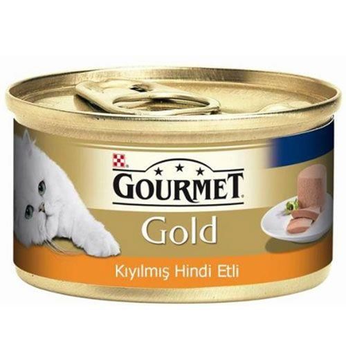 Gourmet Gold Kıyılmış Hindili Kedi Konservesi 85gr
