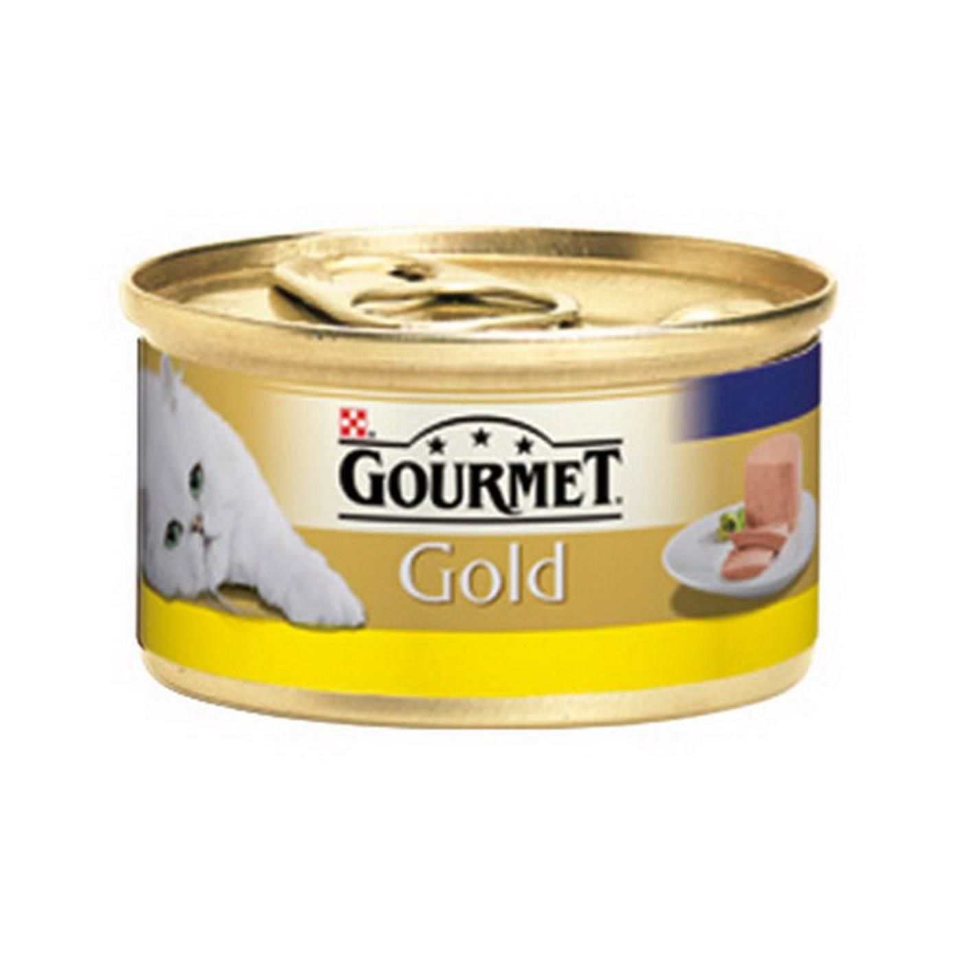 Gourmet Gold Kıyılmış Tavuklu Yetişkin Kedi Konservesi 85gr