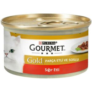Gourmet Gold Savoury Sığır Etli ve Domatesli Kedi Konservesi 85gr