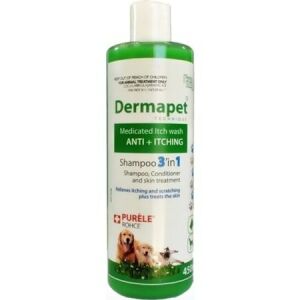 Purele Dermapet Antiseptik 3in1 Kedi Köpek Bakım Şampuanı 450ml