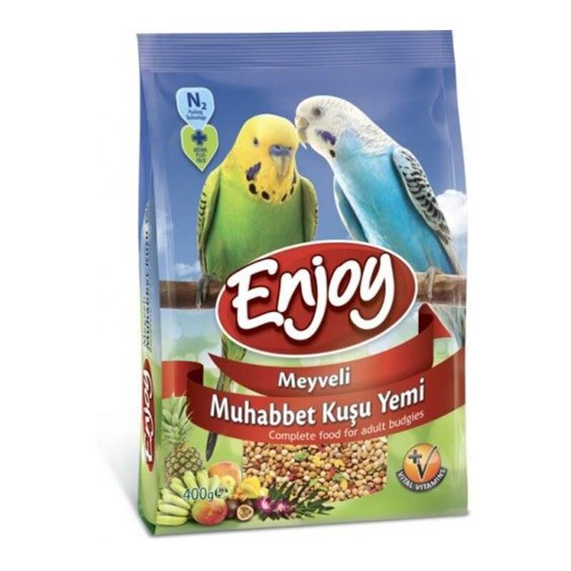 ENJOY MUHABBET KUŞU YEMİ MEYVELİ 400GR