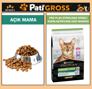 Pro Plan Sterilised Hindili Kısırlaştırılmış Kedi Maması 1kg (AÇIK)