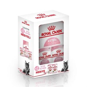 Royal Canin Kitten Bundle Yavru Kedi Maması 2kg (2 Adet Kitten Konserve Hediyeli)