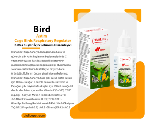 Biolive Astım Kuşlar İçin Solunum Düzenleyici Vitamin 50ml