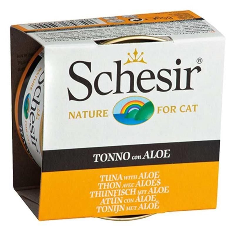 SCHESIR Ton Balık ve Aloevera Özlü Jöleli Kedi Konserve 85GR