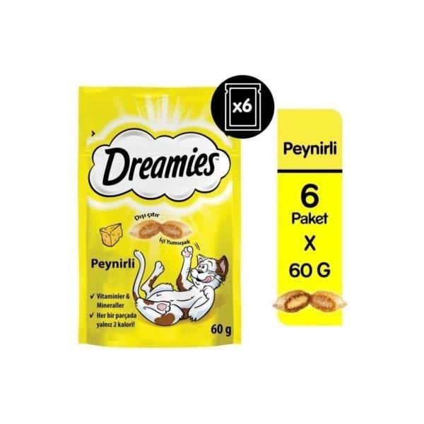 Dreamies Peynirli Kedi Ödül Maması 6x60gr