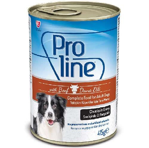 Proline Biftekli Sos İçinde Yetişkin Köpek Konservesi 415gr