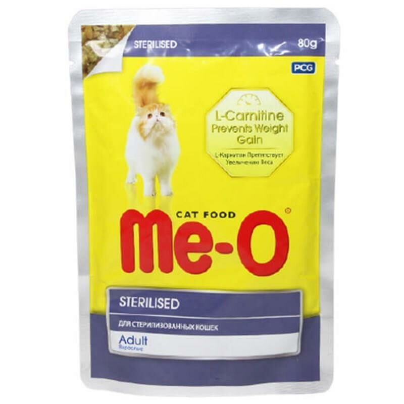 Me-O Sterilised Tavuklu Kısırlaştırılmış Kedi Konservesi 80gr