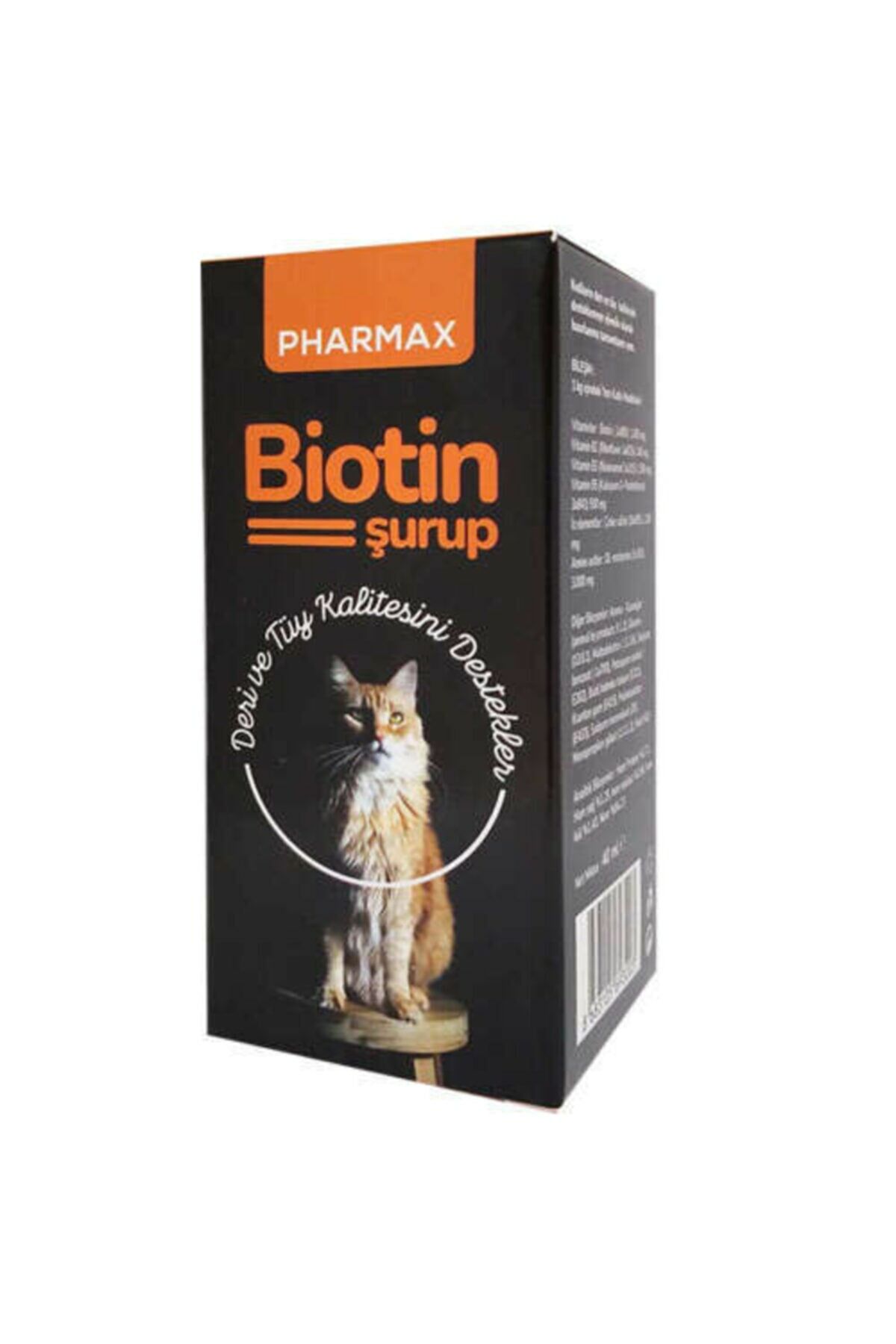 Pharmax Biotin Beri ve Tüy Sağlığı Kedi Şurubu 40ml