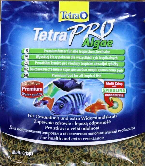 Tetra Pro Algae Crisps Spirulinali Cips Balik Yemi 12gr