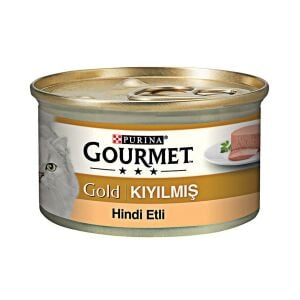 Gourmet Gold Kıyılmış Hindili Kedi Konservesi 85gr