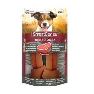 SmartBones Sığır Etli Medium Düğüm Kemik Köpek Ödülü 158gr