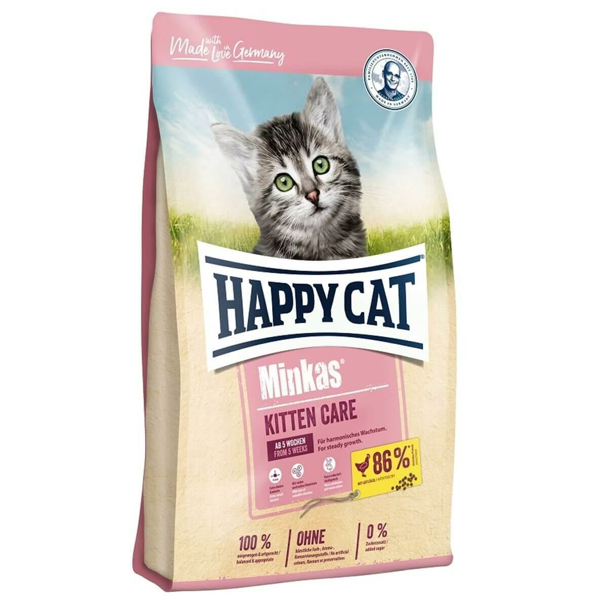 HAPPY CAT MINKAS KITTEN CARE GEFLÜGEL 1,5KG