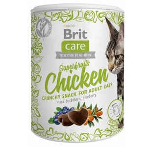 BRIT CARE CAT SNACK SUPERFRUITS CHICKEN 100GR