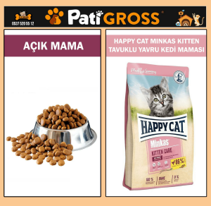 Happy Cat Minkas Kitten Care Yavru Kedi Maması 1kg (AÇIK)