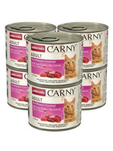 Animonda Carny Karışık Etli Yetişkin Kedi Konservesi 6x200gr (6'lı)