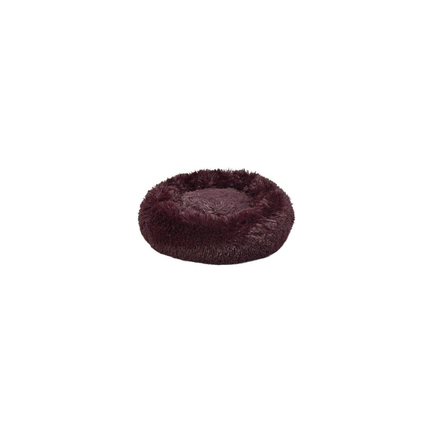 PONCHIK PELUŞ YUVARLAK     YATAK VR06-BORDO MEDIUM