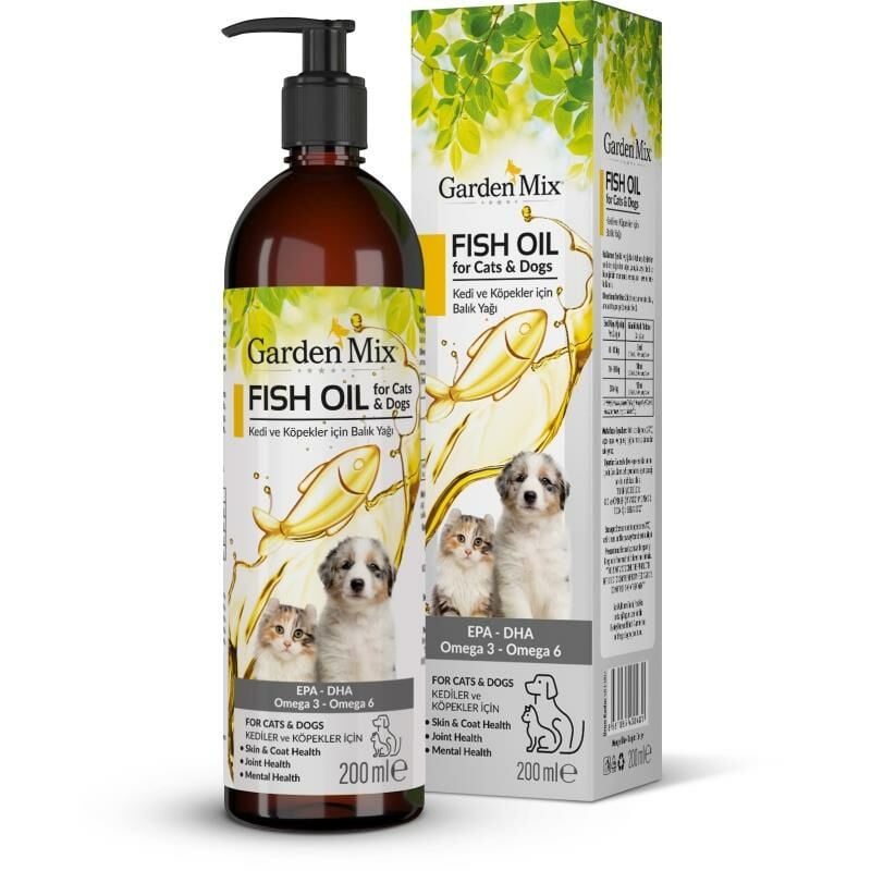 GardenMix Kedi Ve Köpek Somon Yağı 200ml