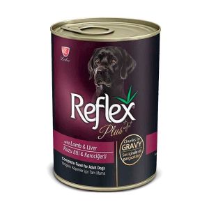Reflex Plus Kuzulu Karaciğerli Köpek Konservesi 400gr