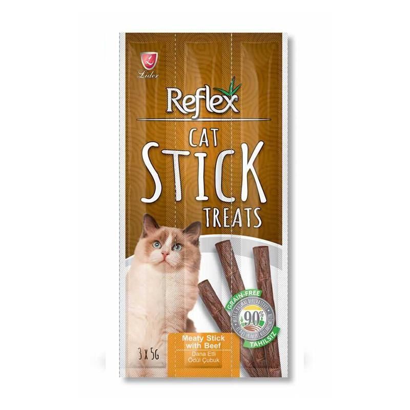 Reflex Cat Stick Biftekli Kedi Ödül Çubuğu 3x5gr