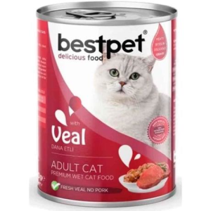 BESTPET CAT WITH VEAL IN GRAVY 400GR