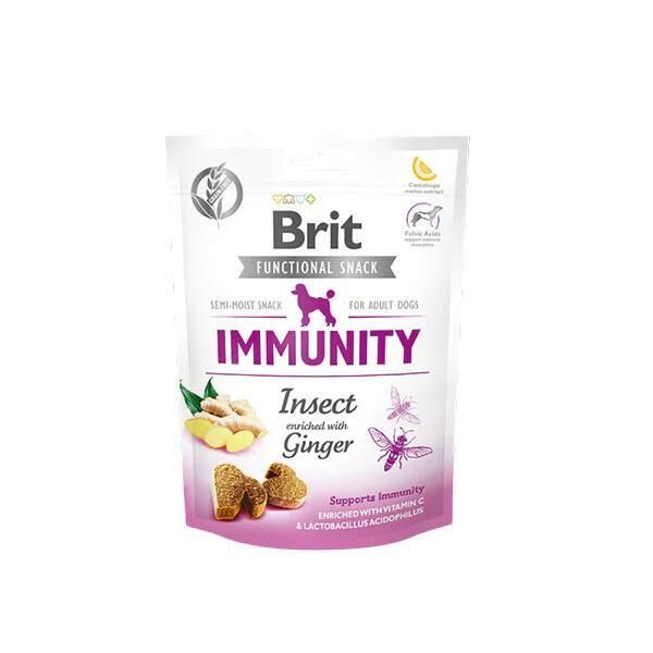 BRIT CARE DOG FUNCT. SNACK IMMUNITY INSECT 150GR