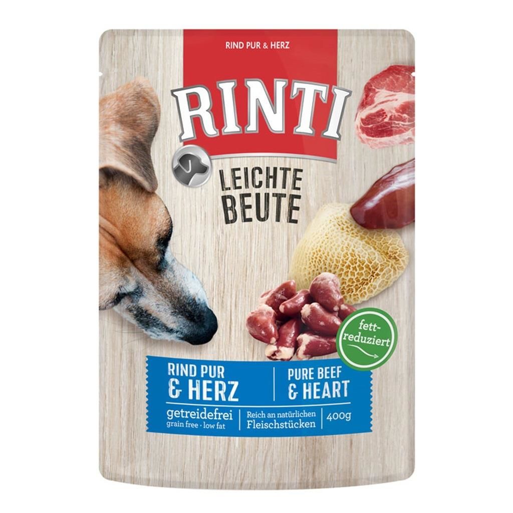 Rinti LB Dana Etli ve Kümes Hayvanlı Tahılsız Yaş Köpek Maması 400gr