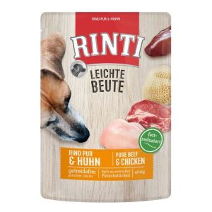 Rinti LB Sığır ve Tavuk Etli Tahılsız Yaş Köpek Maması 400gr