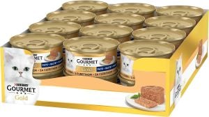 Gourmet Gold Kıyılmış Hindili Kedi Konservesi 24x85gr