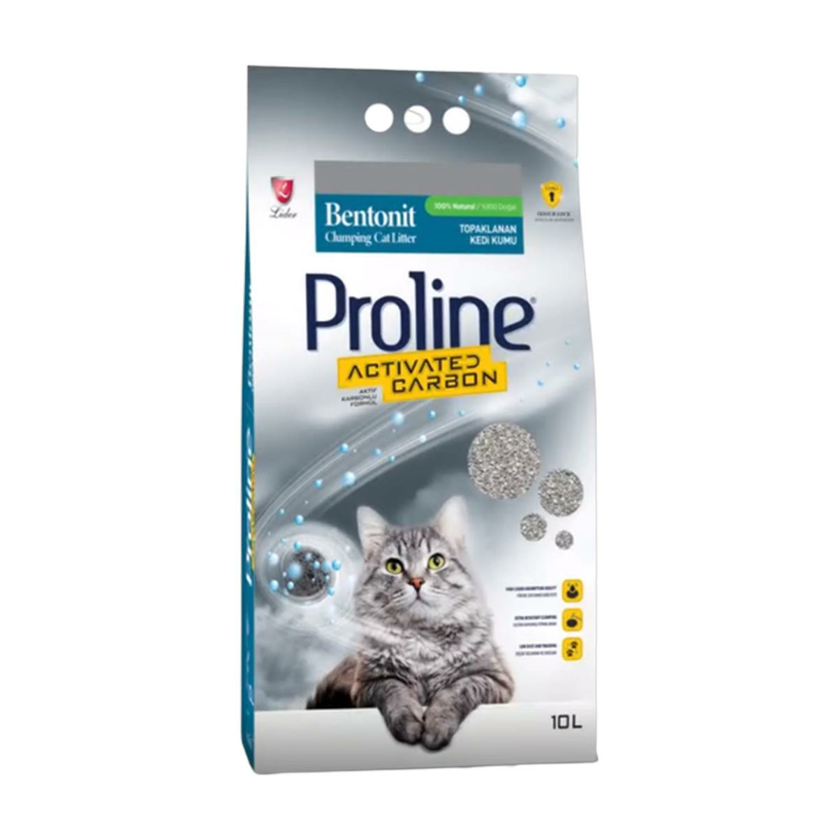 Proline Aktif Karbonlu Kedi Kumu 10lt