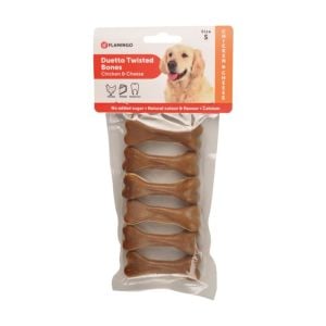 Flamingo Duetto Twisted Tavuk Ve Peynirli Köpek Çiğneme Kemiği 100 gr