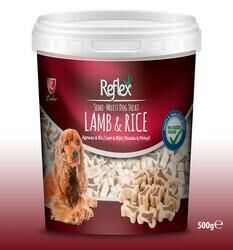 Reflex Kuzulu ve Pirinçli Yarı Yumuşak Köpek Ödül Maması 500gr