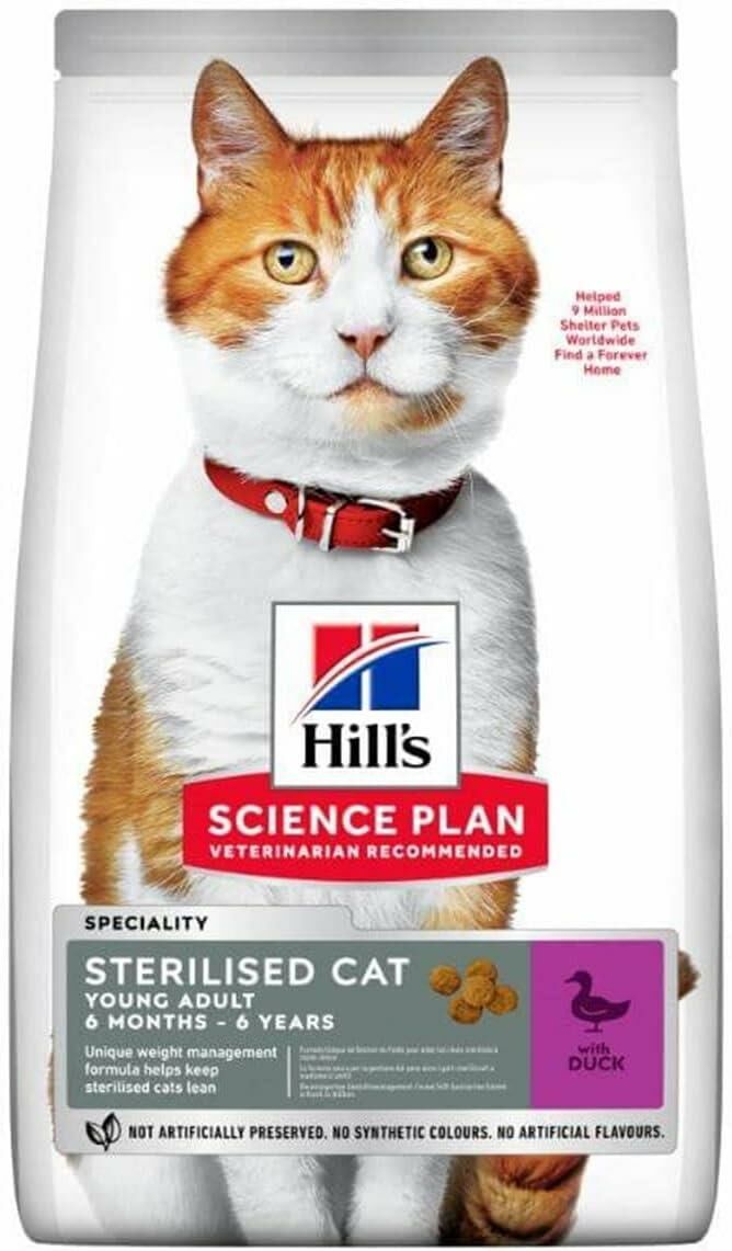 Hills Sterilised Ördekli ve Tavuklu Kısırlaştırılmış Kedi Maması 3kg