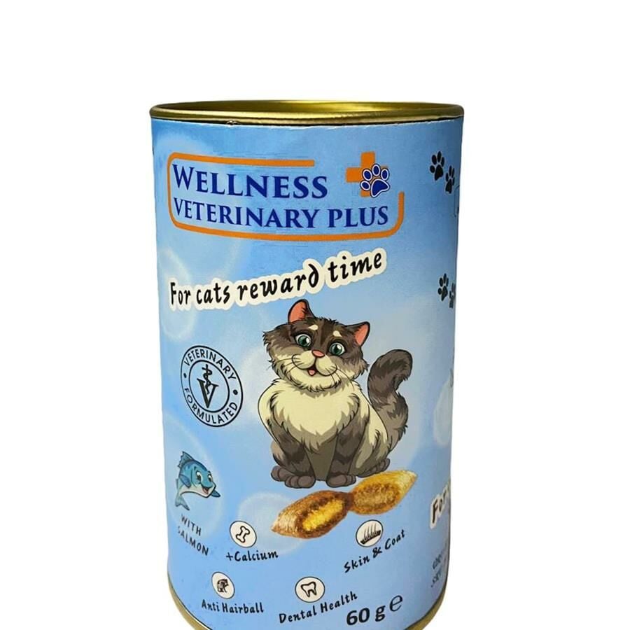 Wellness Veterinary Plus Balıklı Kedi Ödülü 60gr