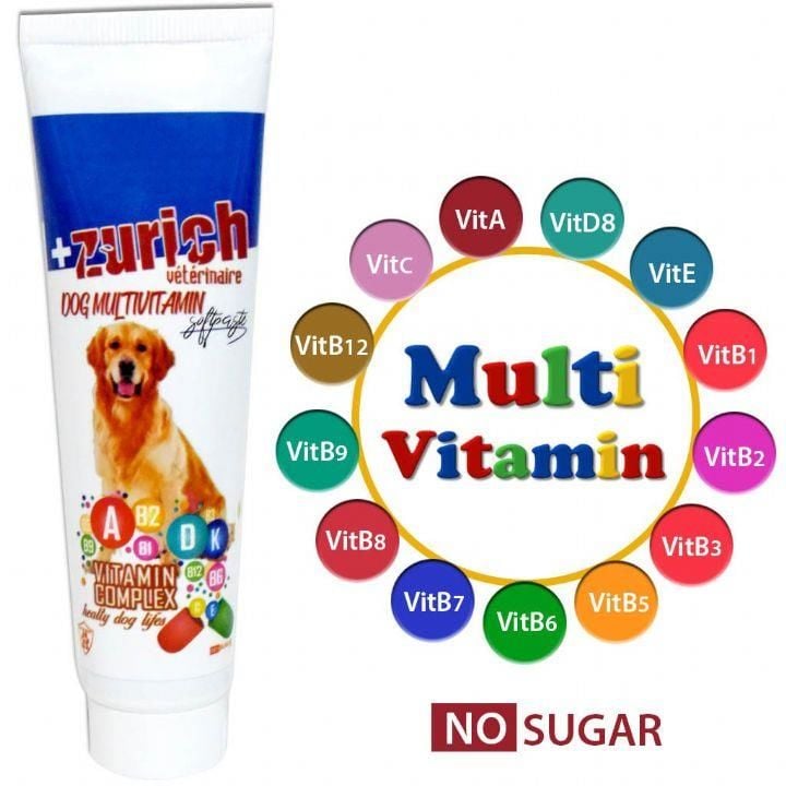 Zurıch Dog Multivitamin Soft Paste 100ml