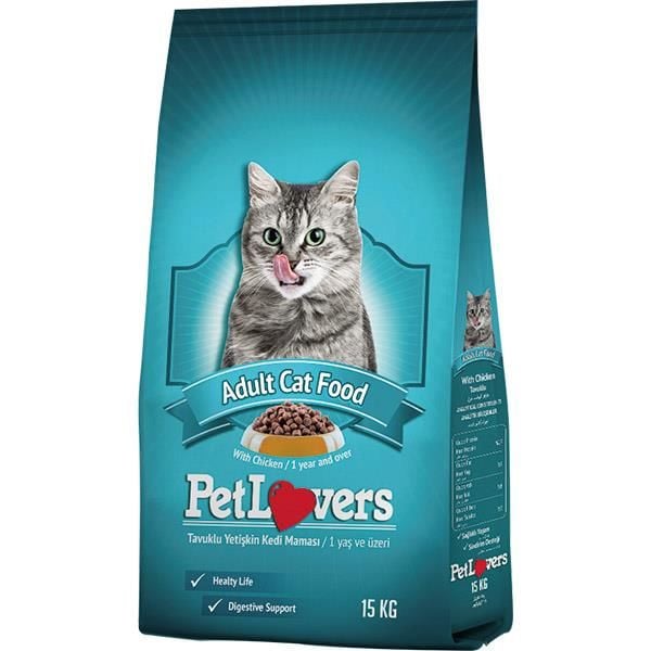 Pet Lovers Tavuklu Yetişkin Kedi Maması 15kg