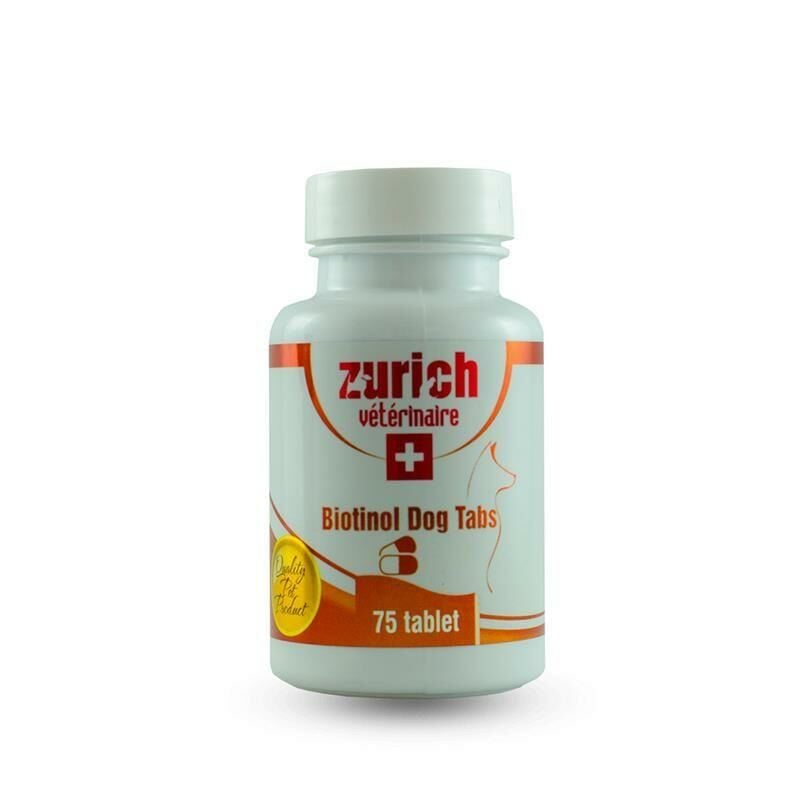 Zurich Köpek Biotin 75 Tablet