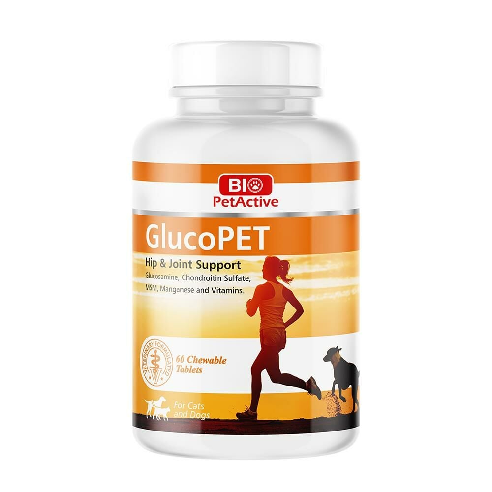 GLUCOPET 1,5 60 TABLET (KEDİ VE KÖPEKLER İÇİN EKLEM GÜÇLENDİRİCİ) 90GR