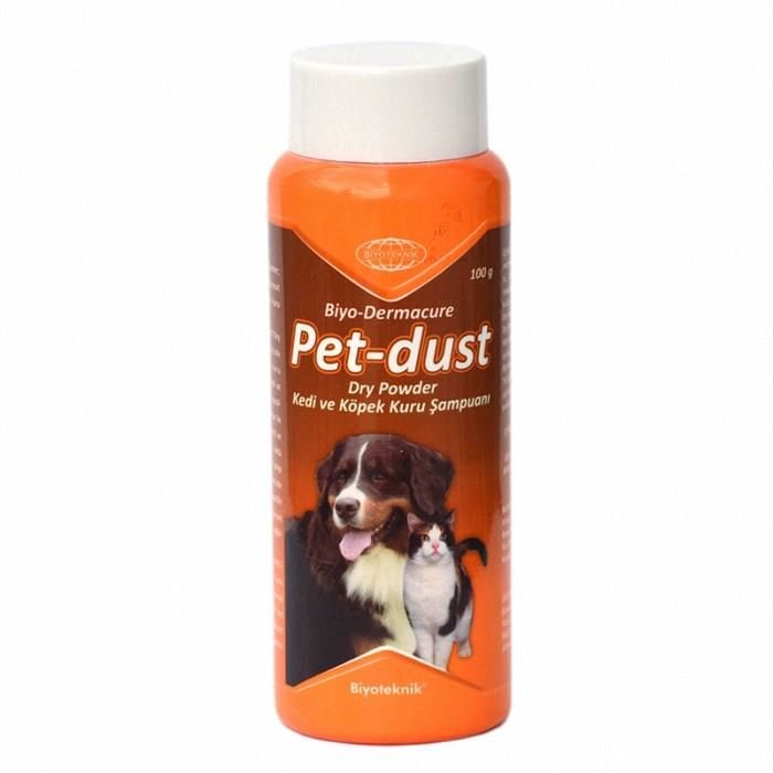 Biyo Teknik Pet Dust Kuru Kedi ve Köpek Şampuanı 100gr