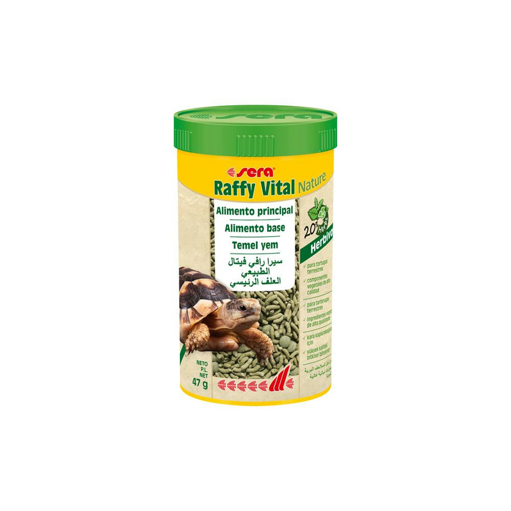 Sera Raffy Vital Nature Kaplumbağa Yemi 250ml (47gr)